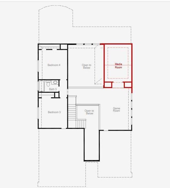 2D floor plan layout of this home in Wildtree, Montgomery, TX (Image 3). 2D floor plan layout of this home in Wildtree, Montgomery, TX (Image 3).