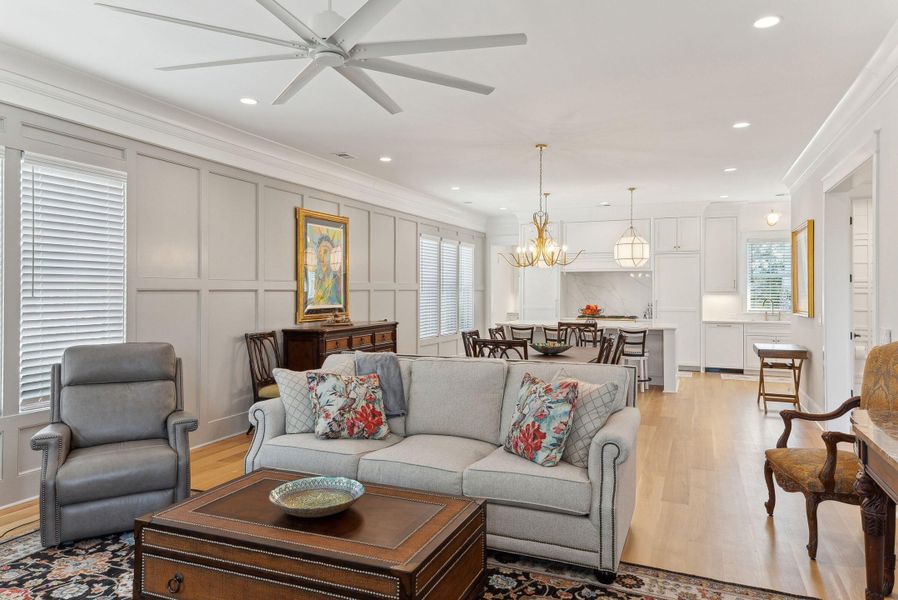 Furnished interior view inside a new home in Daniel Island Park, Charleston (Image 8).