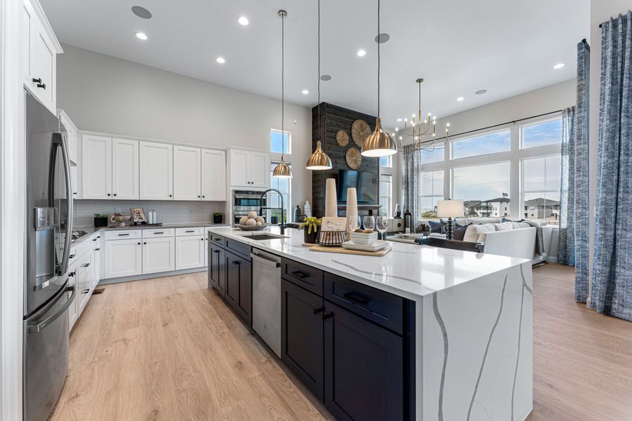 Representative furnished interior of a home built from the Ridge by Taylor Morrison in Dawson Trails, Castle Rock (Image 10).