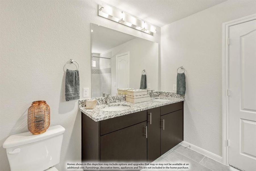 Furnished interior view inside a new home in Georgetown at Kings Fort 50s, Kaufman (Image 7).