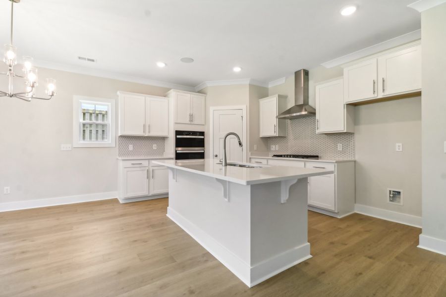 Representative furnished interior of a home built from the Connor II by Great Southern Homes in Edwards Ridge, Central (Image 6).