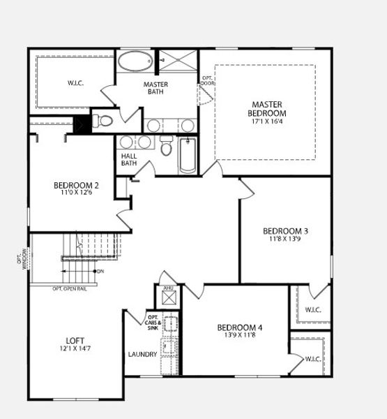 2D floor plan layout for the Carlisle by Maronda Homes in Seminole Bend, Pensacola, FL (Image 4). 2D floor plan layout for the Carlisle by Maronda Homes in Seminole Bend, Pensacola, FL (Image 4).