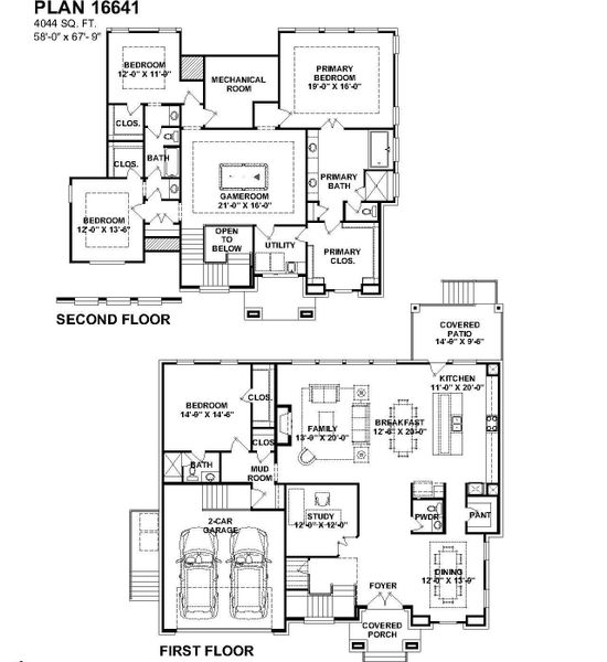 2D floor plan layout of this home in , Houston, TX (Image 4).