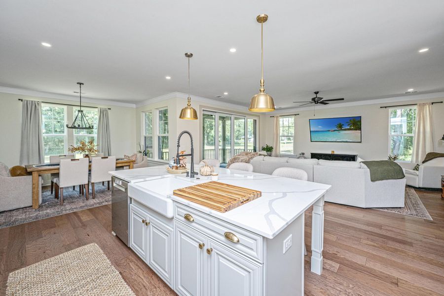 Furnished interior view inside a new home in , Awendaw (Image 6).