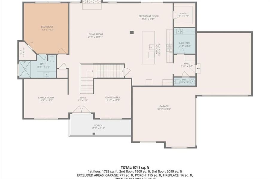 2D floor plan layout of this home in , Flowery Branch, GA (Image 34). 2D floor plan layout of this home in , Flowery Branch, GA (Image 34).