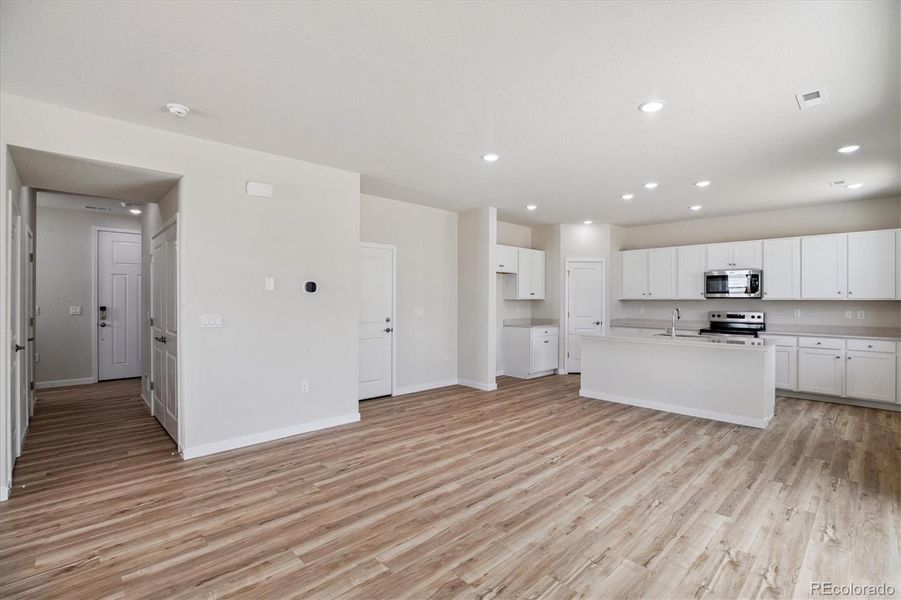 Spacious, unfurnished interior of a new home in Spring Valley Ranch, Elizabeth (Image 16). Spacious, unfurnished interior of a new home in Spring Valley Ranch, Elizabeth (Image 16).