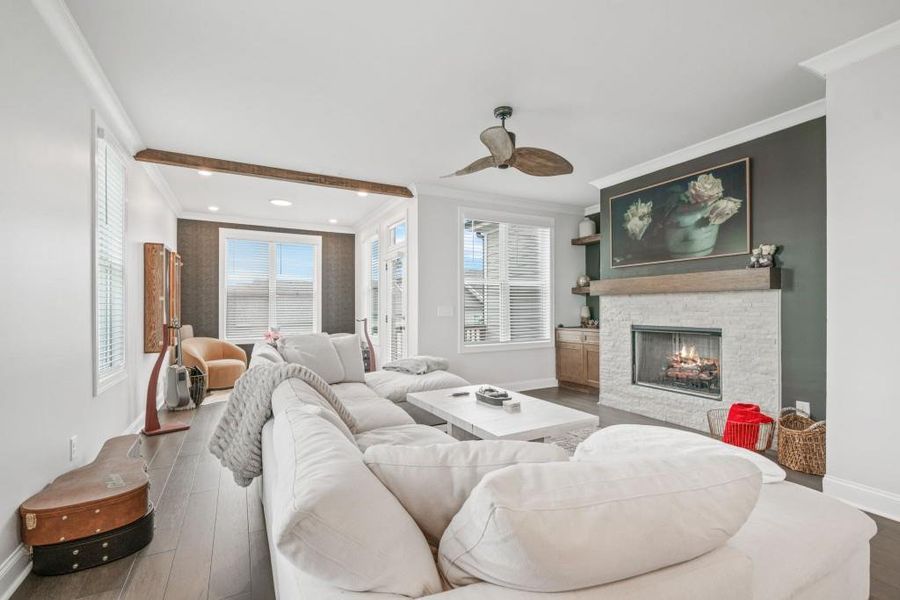 Furnished interior view inside a new home in Millcroft Townhomes, Buford (Image 9).