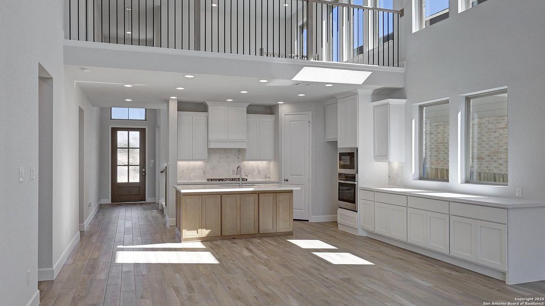 Furnished interior view inside a new home in Ladera 50', San Antonio (Image 8).