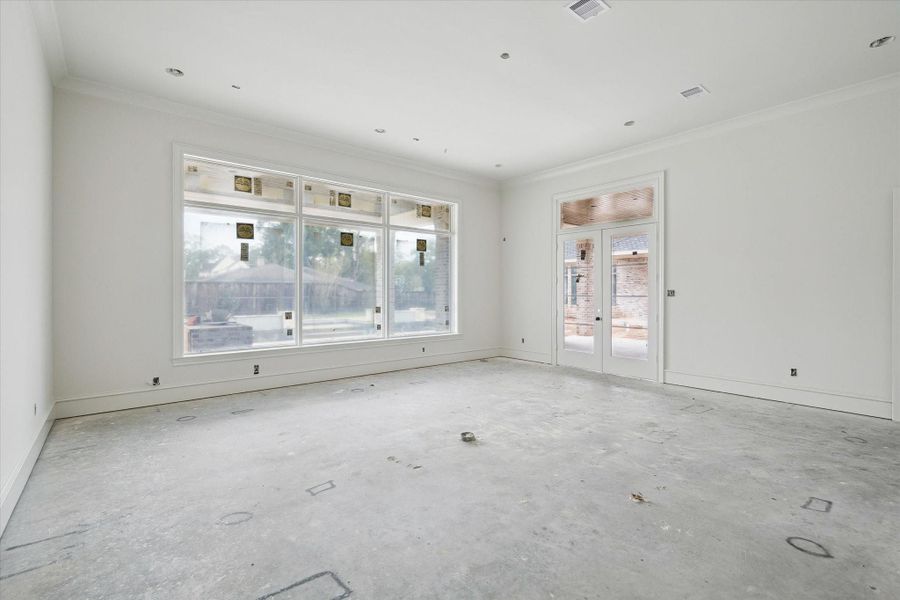 Progress photo from December 2025 - Game room