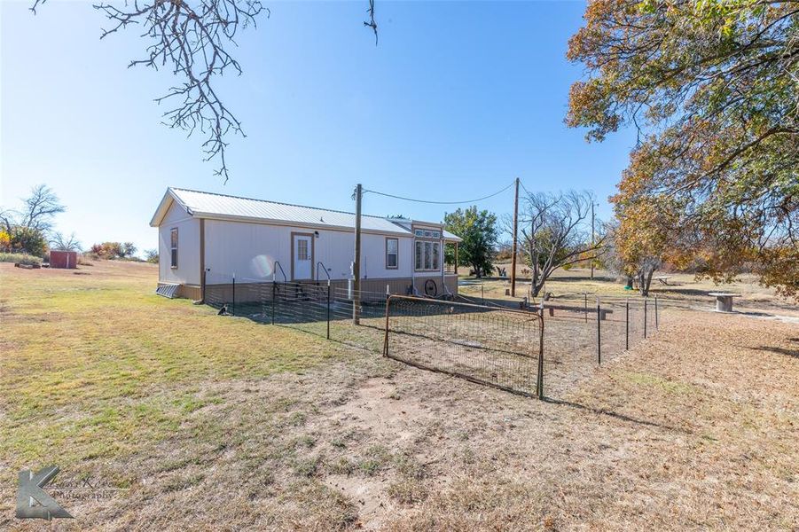Exterior details and patio area of a home in , Abilene (Image 22).