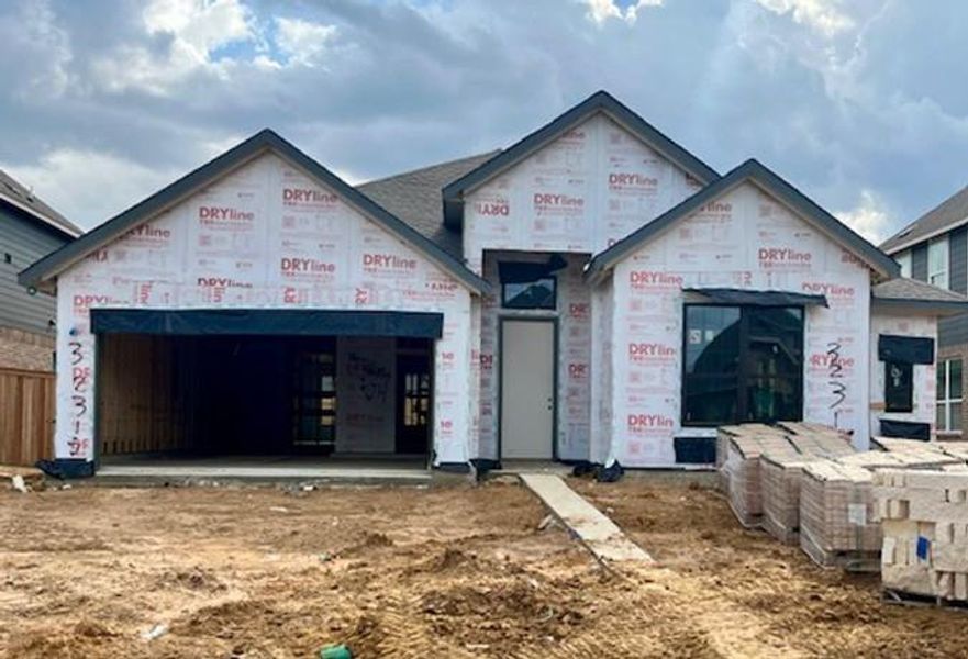 Actual progress of your home.