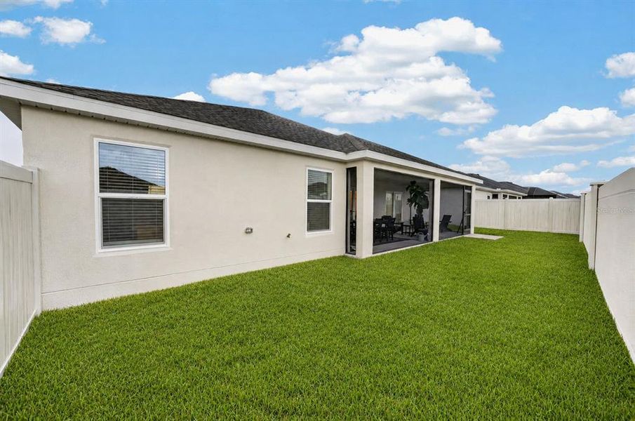 Exterior details and patio area of a home in , The Villages (Image 3). Exterior details and patio area of a home in , The Villages (Image 3).