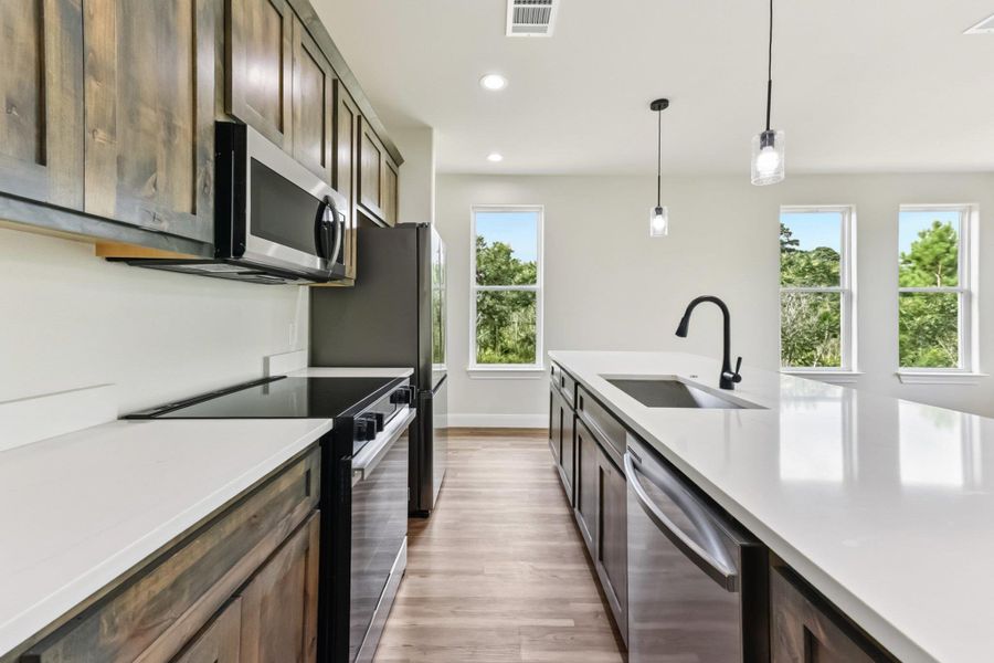 Furnished interior view inside a new home in , Bastrop (Image 15). Furnished interior view inside a new home in , Bastrop (Image 15).