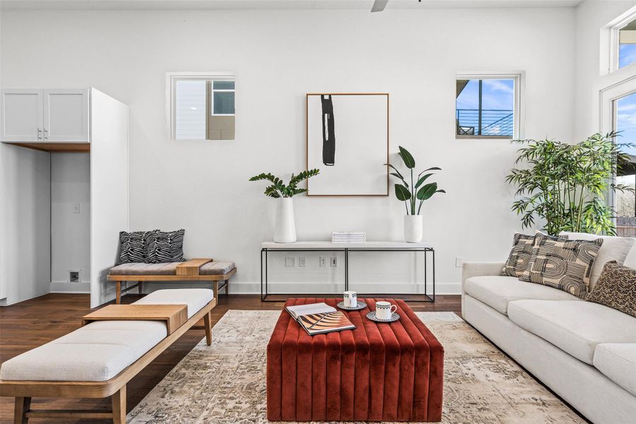 Furnished interior view inside a new home in Agave, Austin (Image 12).
