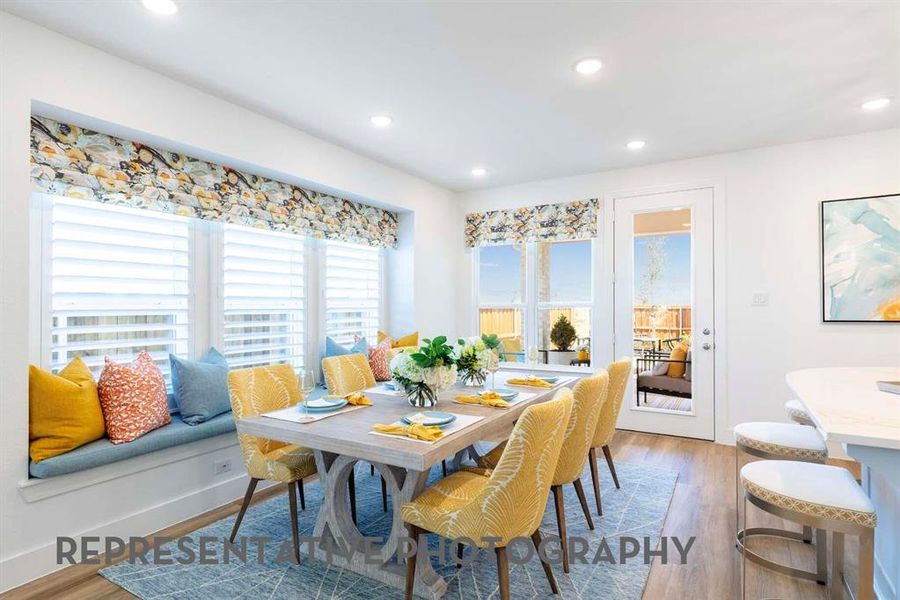 Furnished interior view inside a new home in Mosaic, Celina (Image 11).