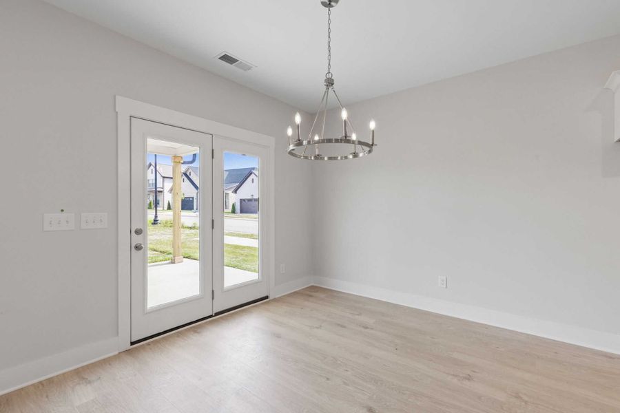 Spacious, unfurnished interior of a new home in The Paddock Courtyard, Bungalow, & Villa Homes, Gallatin (Image 5). Spacious, unfurnished interior of a new home in The Paddock Courtyard, Bungalow, & Villa Homes, Gallatin (Image 5).