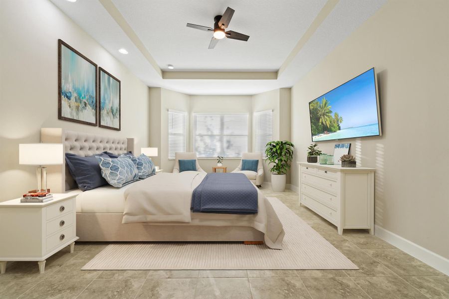 Furnished interior view inside a new home in , Westlake (Image 6).