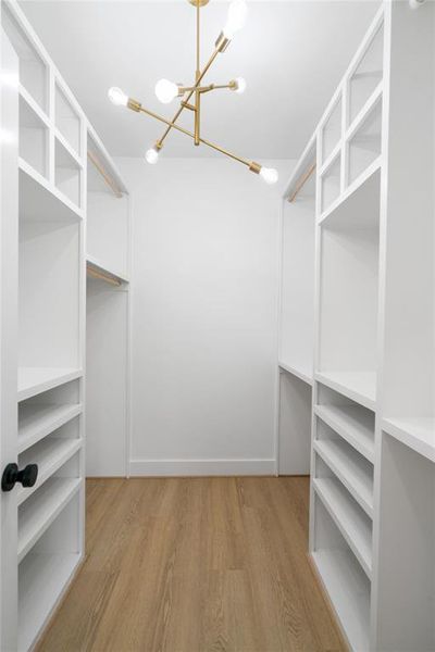 Custom walk-in closet