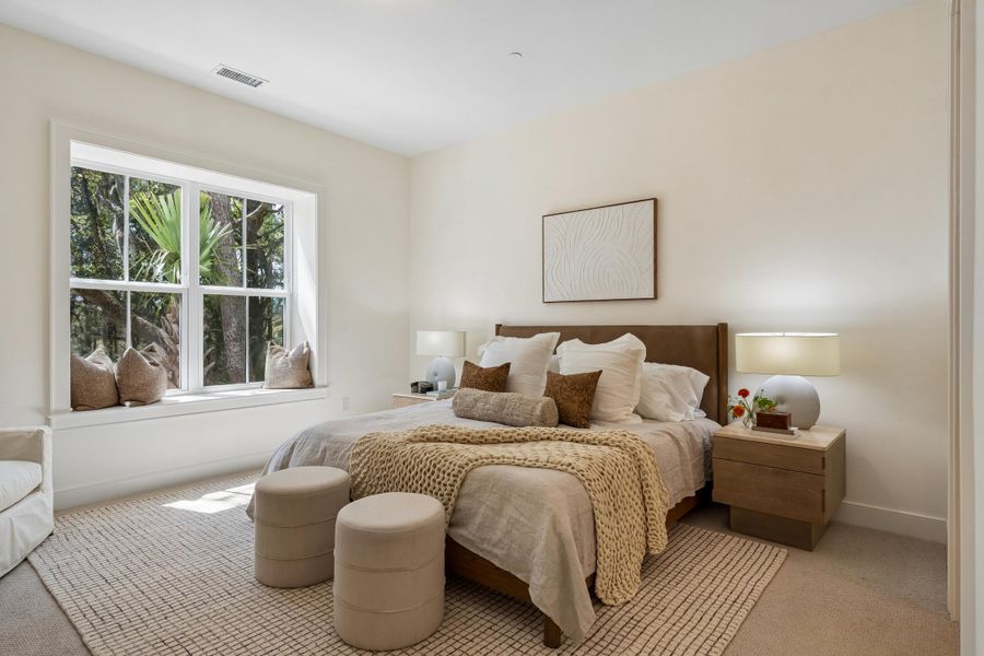 Furnished interior view inside a new home in , Charleston (Image 9).