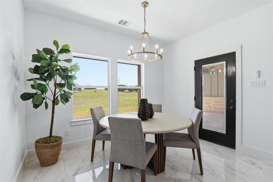 Furnished interior view inside a new home in , Godley (Image 10).
