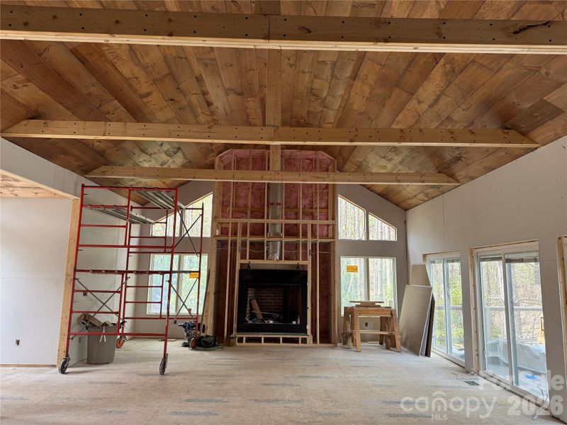 In-progress construction of a new home in , Boone, NC (Image 8).