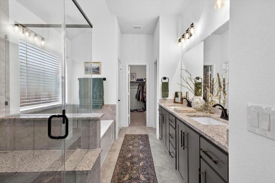 Furnished interior view inside a new home in , Godley (Image 29).