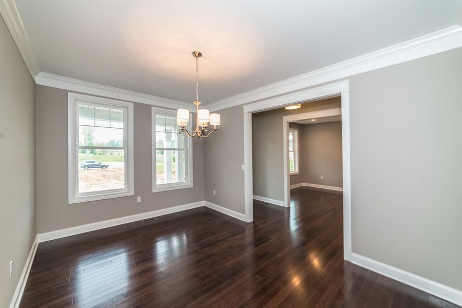 Representative unfurnished interior of a home built from the The Briarhaven III by Norfolk Homes in Coronado Estates, Jackson (Image 23).