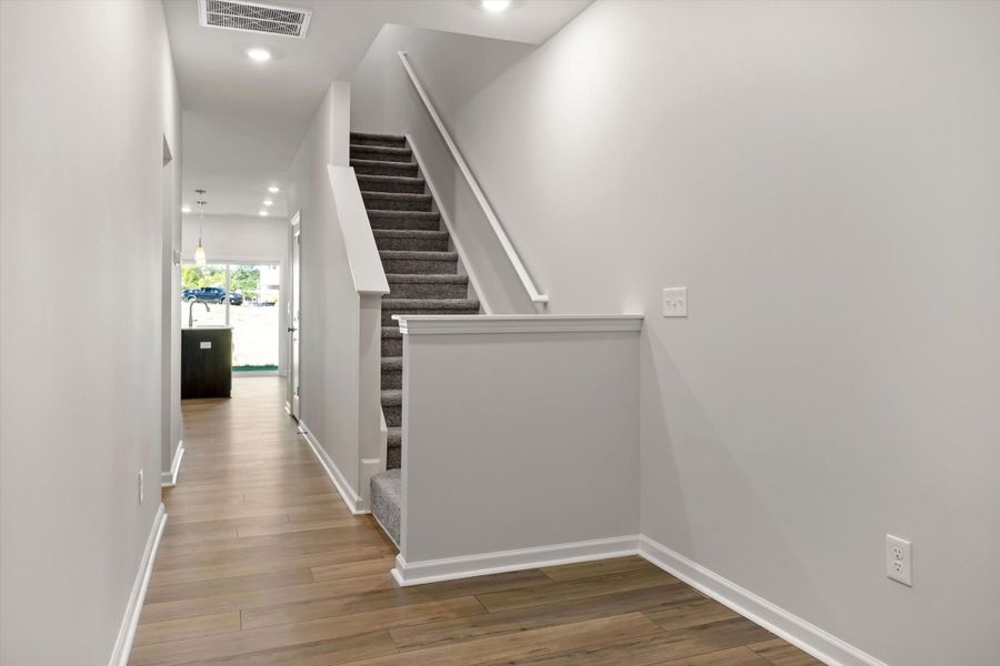 Spacious, unfurnished interior of a new home in West Main Townhomes, Sanford (Image 14). Spacious, unfurnished interior of a new home in West Main Townhomes, Sanford (Image 14).