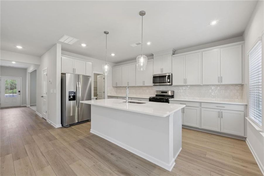Furnished interior view inside a new home in Westmont Preserve, Powder Springs (Image 14).
