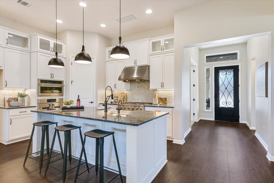 A chef's delight, with Monogram Gourmet Series appliances!