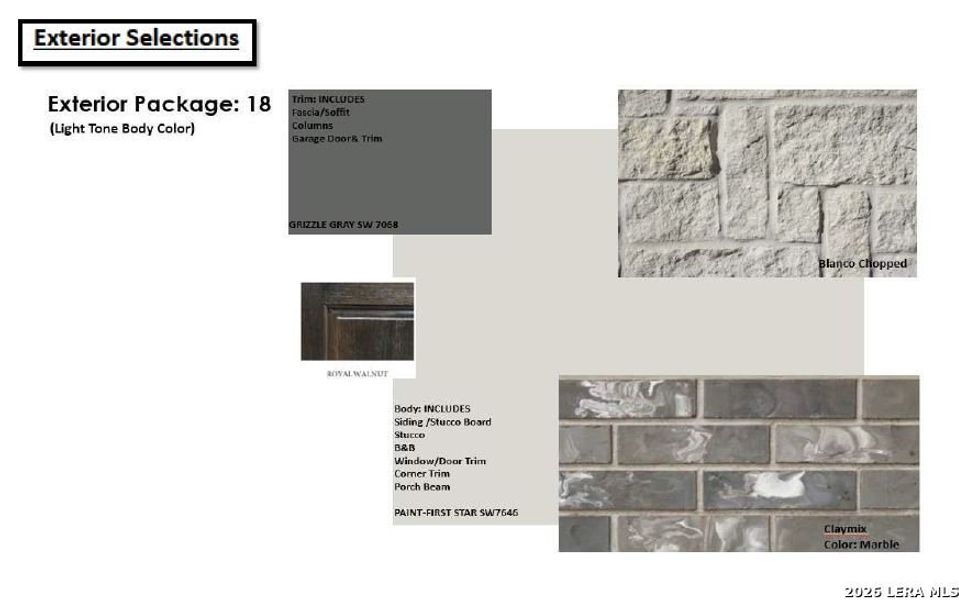 Sample of building materials used in homes in Megan's Landing, Castroville (Image 5). Sample of building materials used in homes in Megan's Landing, Castroville (Image 5).
