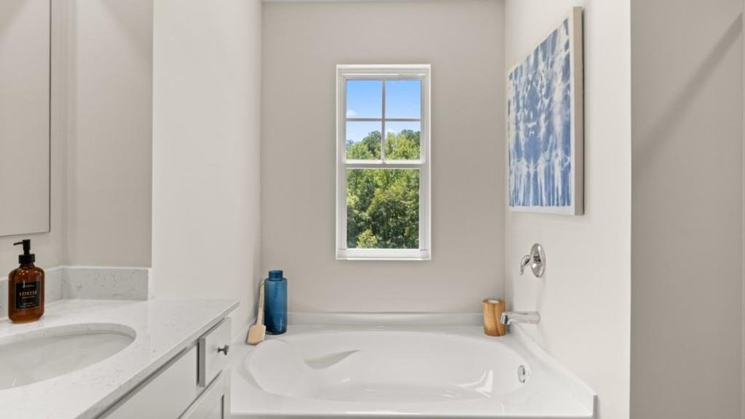 Furnished interior view inside a new home in South Wind, Union City (Image 34).