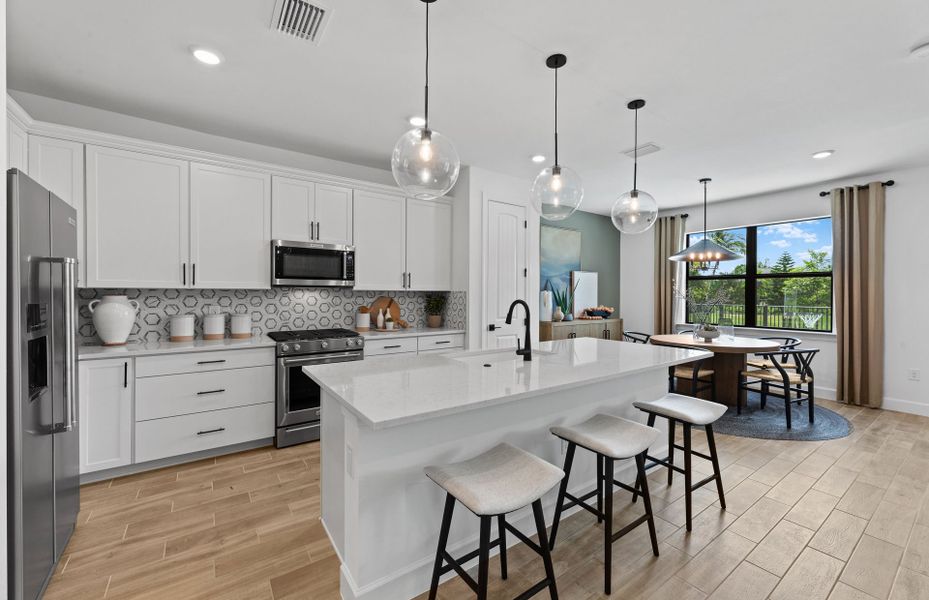 Innovative Kitchen with Large Center Island