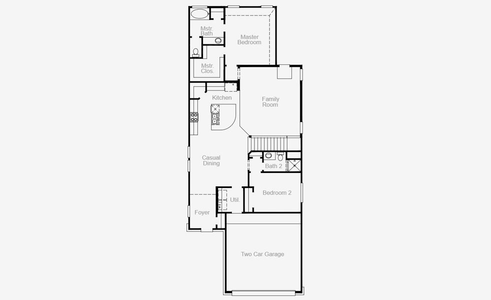 2D floor plan layout for the Wingate by Coventry Homes in Escondido 45', Magnolia, TX (Image 3). 2D floor plan layout for the Wingate by Coventry Homes in Escondido 45', Magnolia, TX (Image 3).