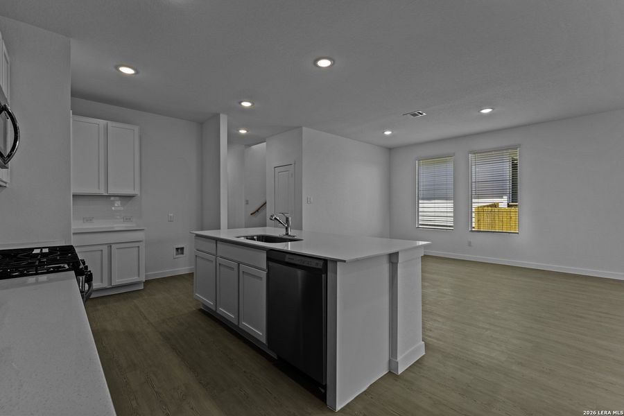 Furnished interior view inside a new home in Waterwheel, San Antonio (Image 7).