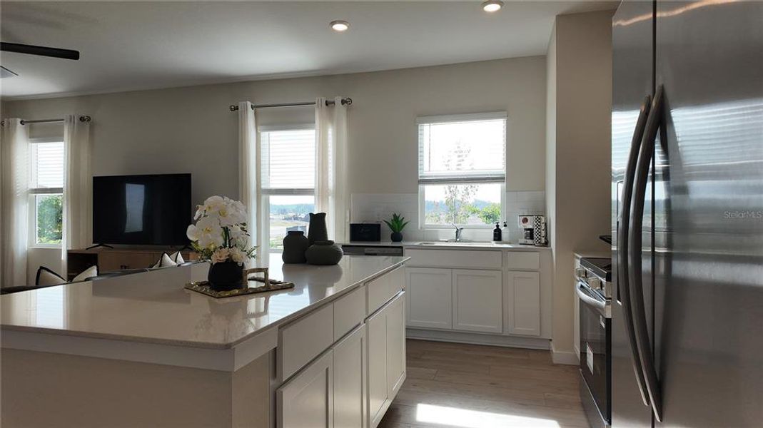 Furnished interior view inside a new home in , St. Cloud (Image 8).