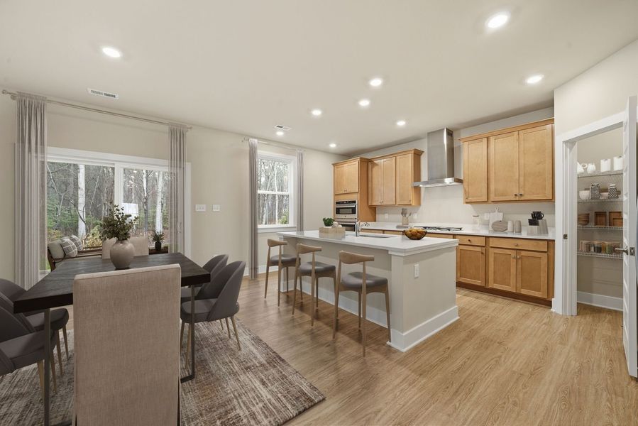 Dining Area and Kitchen