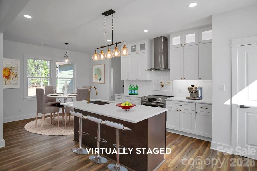 Furnished interior view inside a new home in , Cherryville (Image 18).