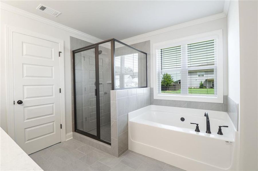 Furnished interior view inside a new home in Calgary Downs, Winder (Image 8).
