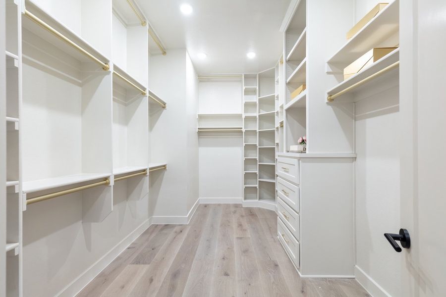 Representative Primary Closet - some options shown