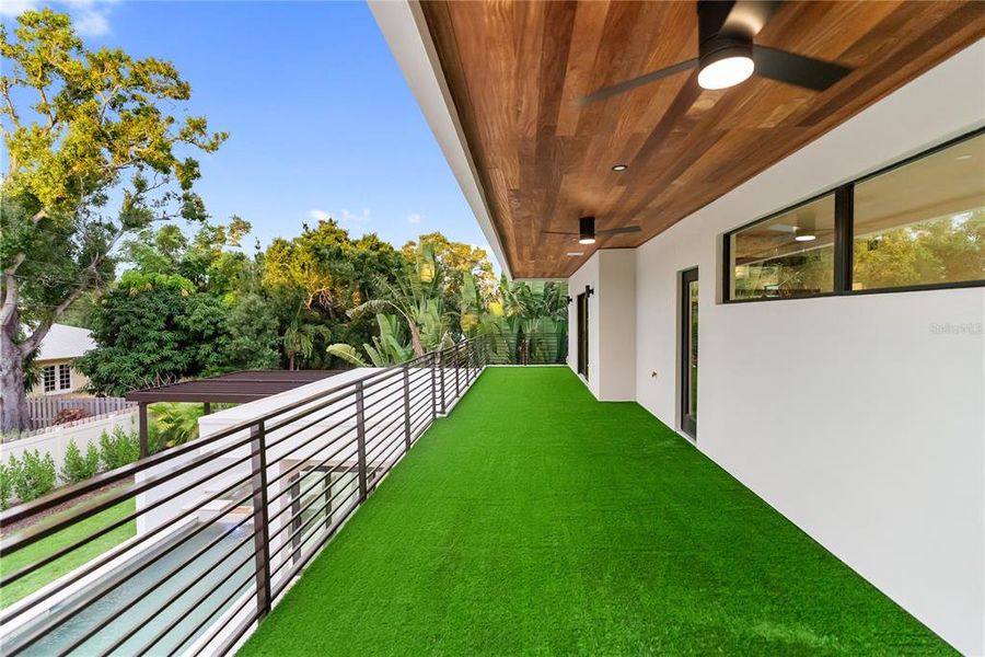 Exterior details and patio area of a home in , Sarasota (Image 28).