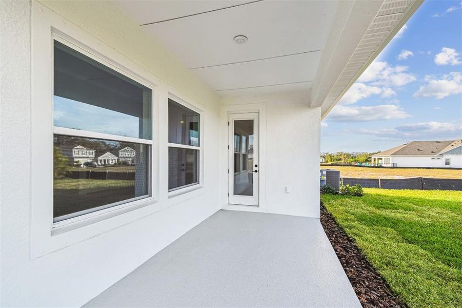 Exterior details and patio area of a home in Waterset Tradition Series, Apollo Beach (Image 23).