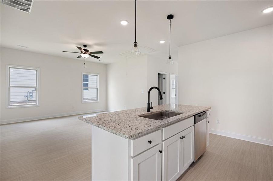 Furnished interior view inside a new home in , Carrollton (Image 7).