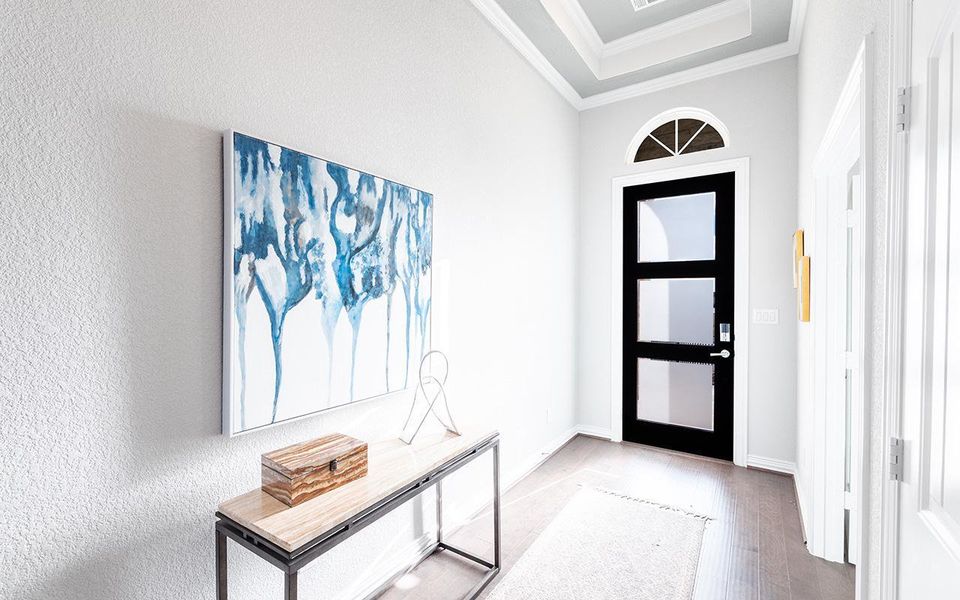 Representative furnished interior of a home built from the Atascadero by CastleRock Communities in Solterra, Mesquite (Image 4).