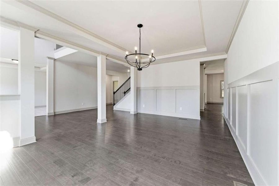 Spacious, unfurnished interior of a new home in Underwood Crossing, Covington (Image 21). Spacious, unfurnished interior of a new home in Underwood Crossing, Covington (Image 21).