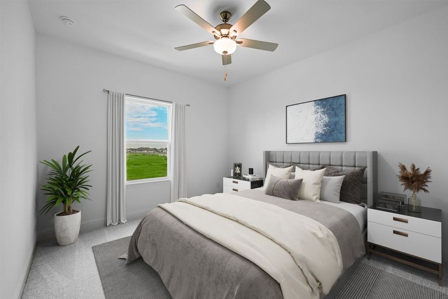 Furnished interior view inside a new home in The Ranch at Uptown Celina, Celina (Image 14).
