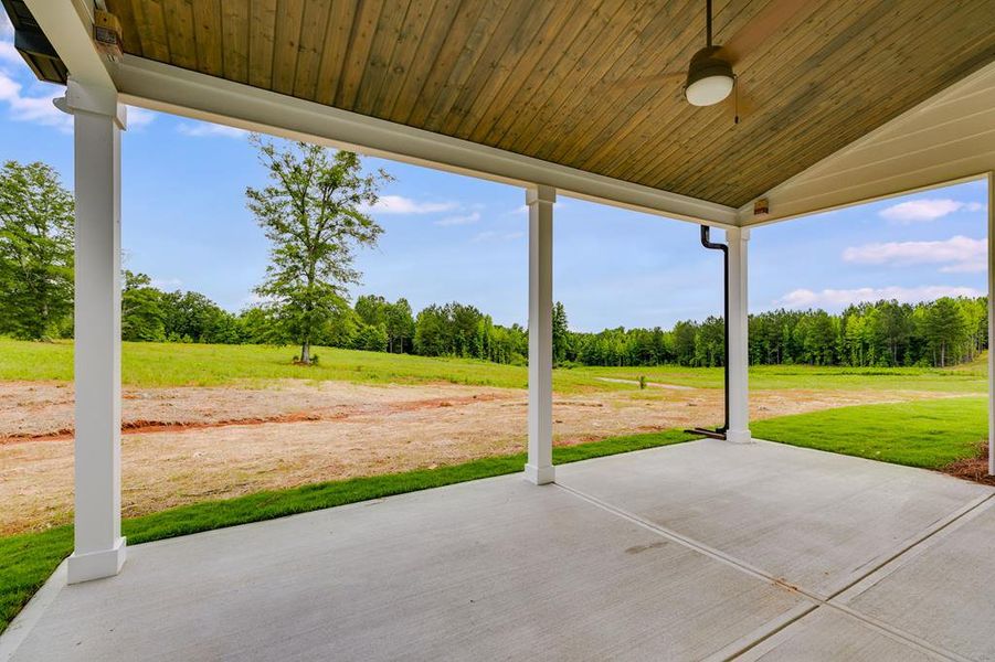 Exterior details and patio area of a home in Harmon Springs, Carrollton (Image 2).