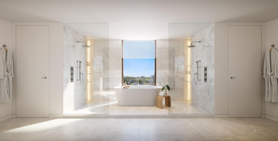 Furnished interior view inside a new home in , Boca Raton (Image 6).