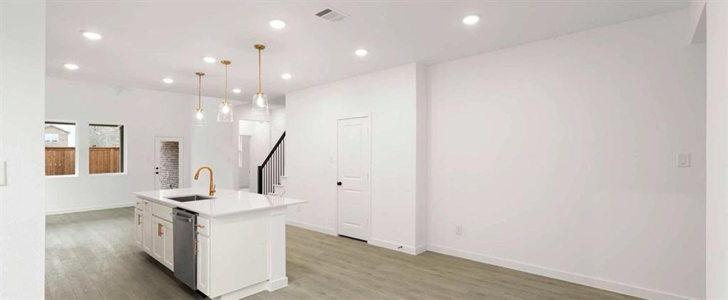 Open Kitchen-Dining Room