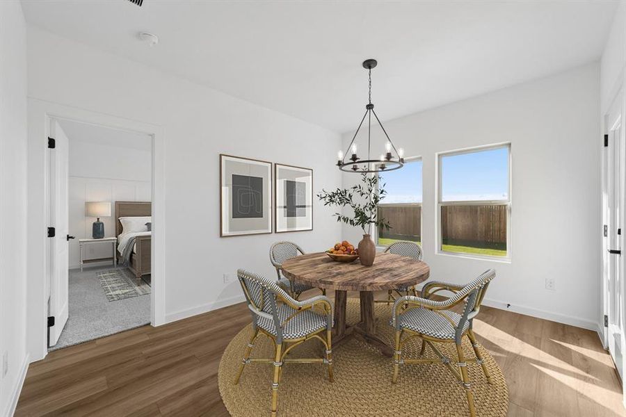 Furnished interior view inside a new home in Rolling Ridge, Van Alstyne (Image 8). Furnished interior view inside a new home in Rolling Ridge, Van Alstyne (Image 8).